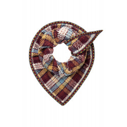 Foulard Checks Amber...