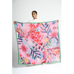 Foulard Botanical Pink