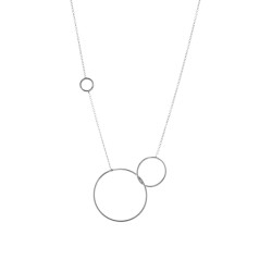 collier Trinity, argent
